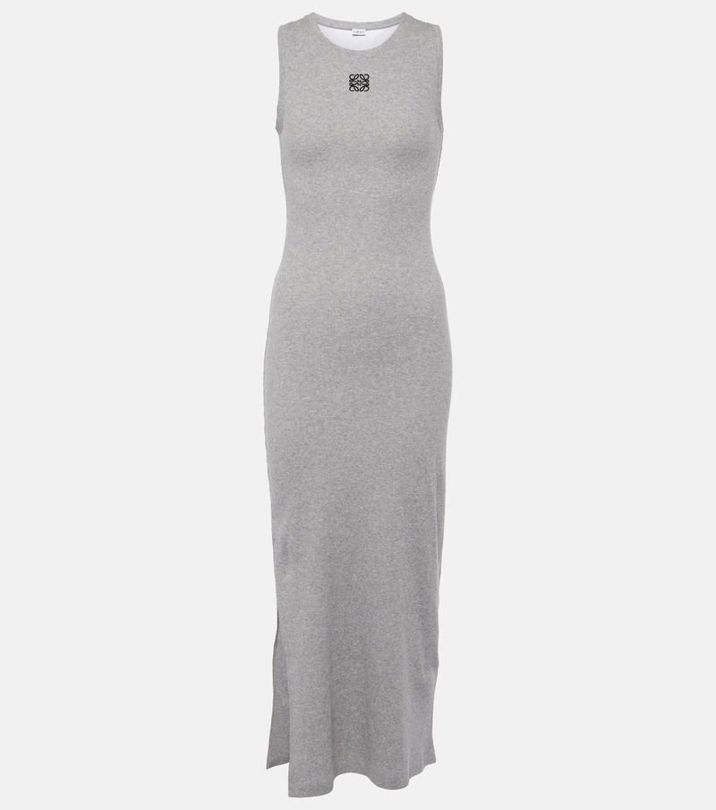 strapless open back dress Effie Grey Long Sleeve Ribbed Maxi Dress main image 1