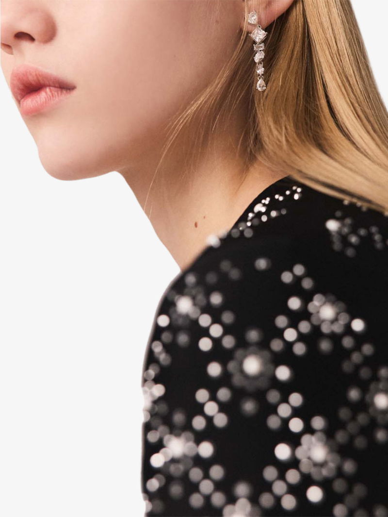 black beaded corset dress White Beaded Dress for Women