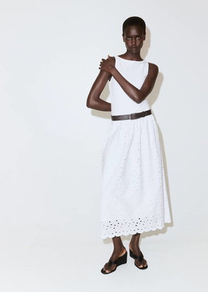 MANGO Knit Openwork Dress | endource