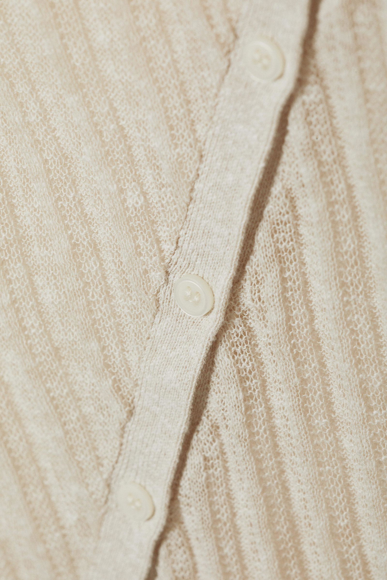 WEEKDAY Asymmetric Linen Blend Cardigan | endource
