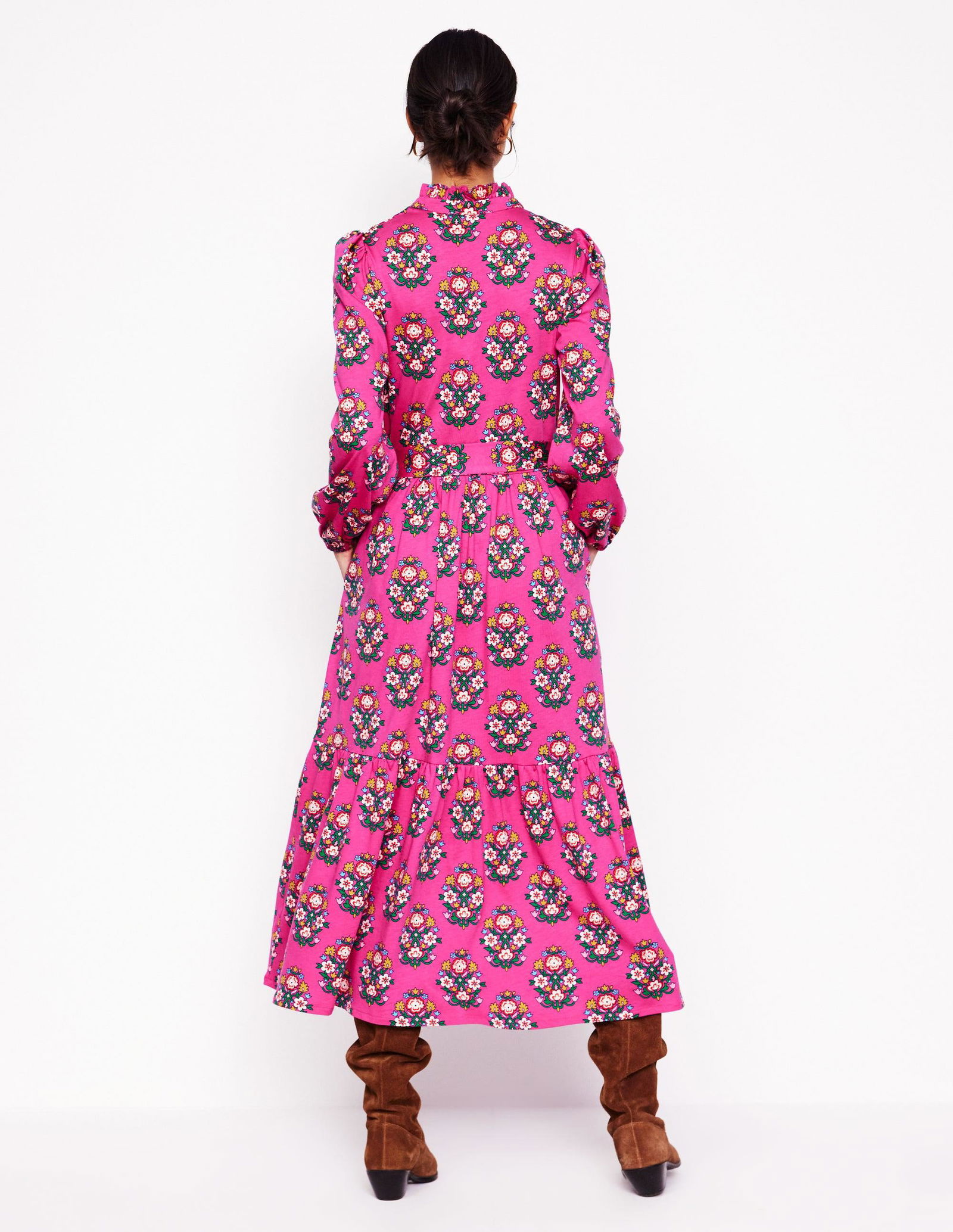 60% off BODEN Willow Tiered Jersey Dress