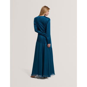 TED BAKER Gabie Midi Satin Dress | endource