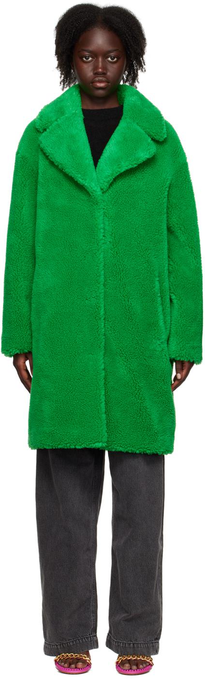 STAND STUDIO Camille Faux-Fur Coat endource