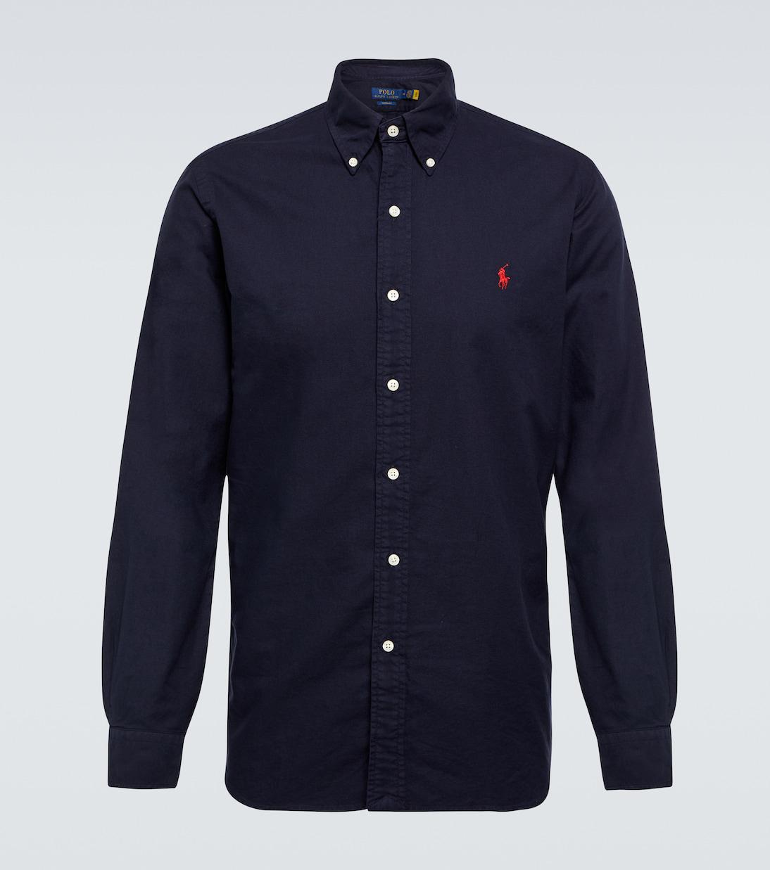 Polo Ralph Lauren Men's Cotton Shirt Blue