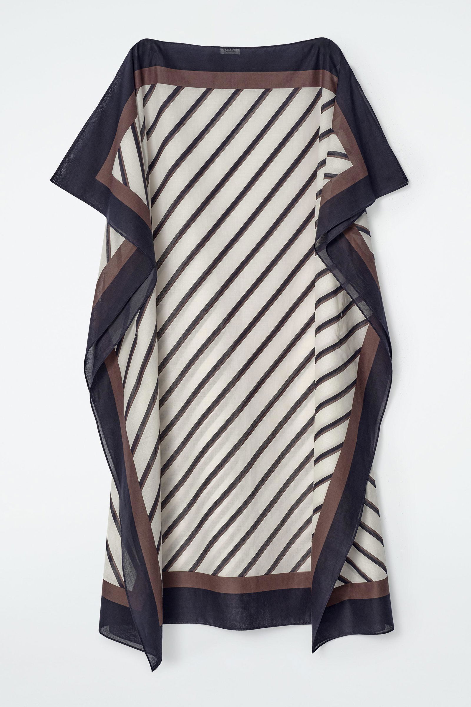 Stripe Collared Kaftan