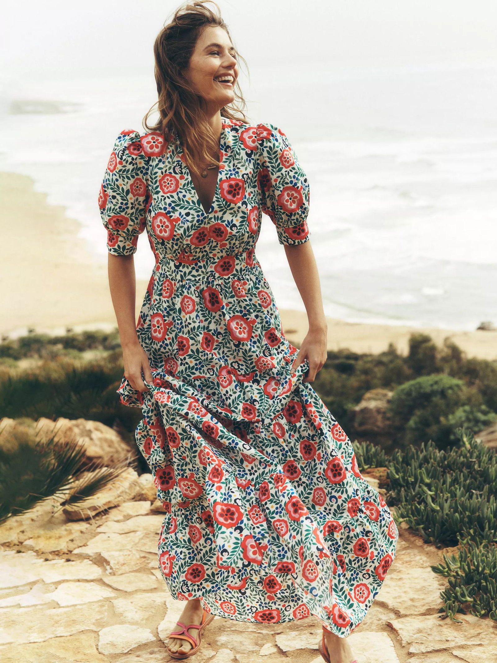 bella boho maxi dress Buy Bella Summer Bling Boho V-Neck Maxi Dress Online main image 1