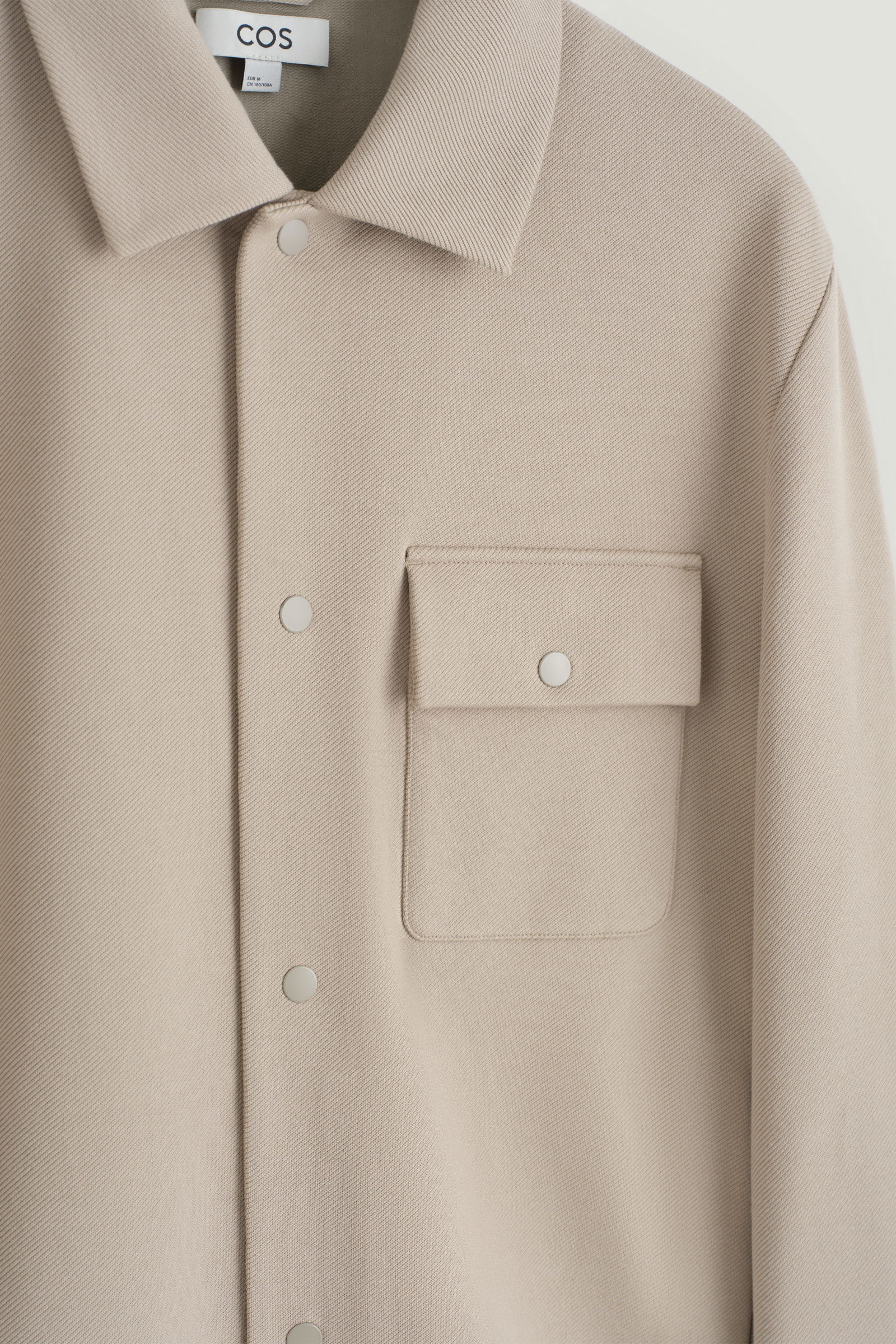 COS Jersey-Twill Shirt Jacket | endource
