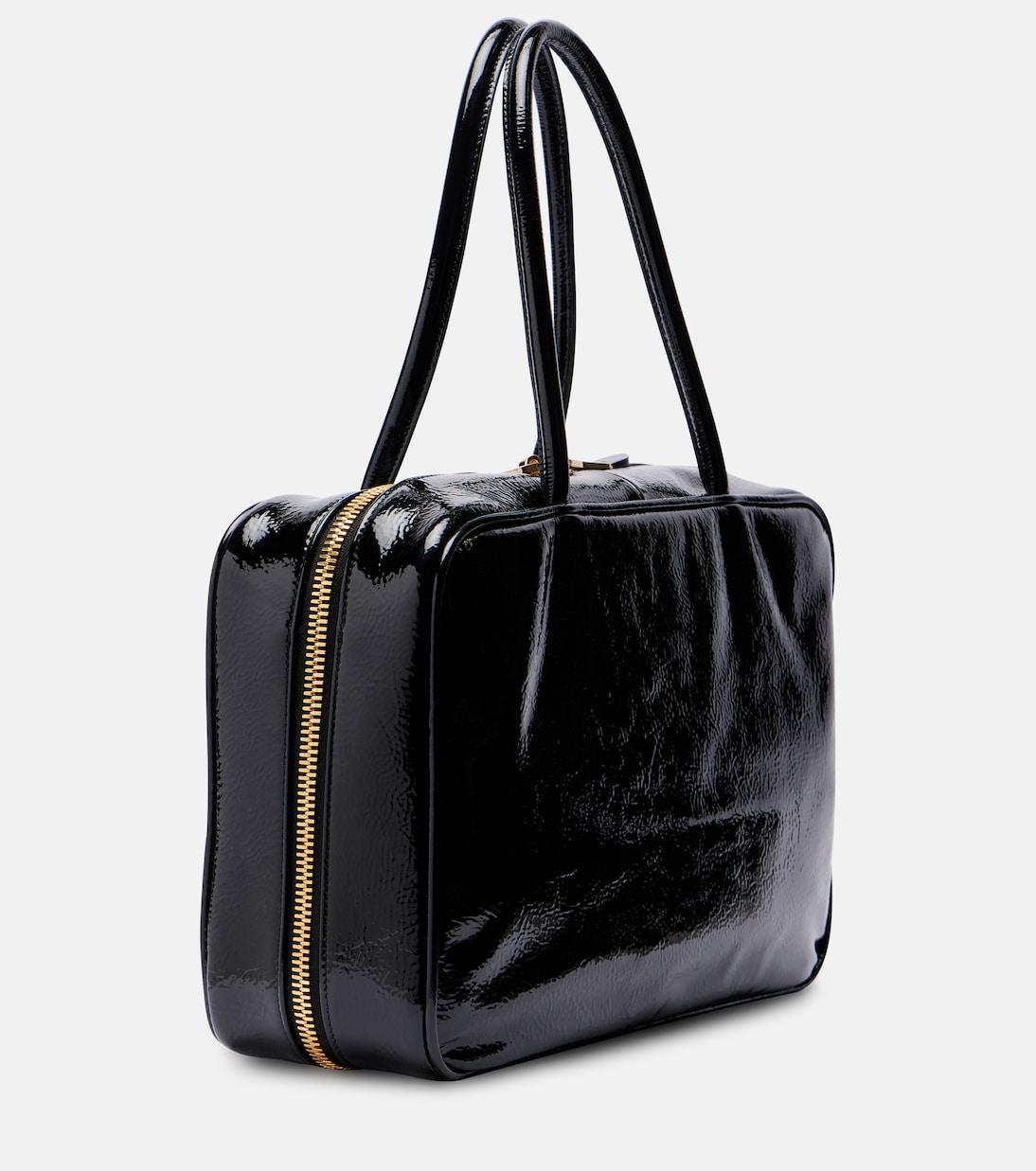 MIU MIU Beau Patent Leather Tote Bag | endource