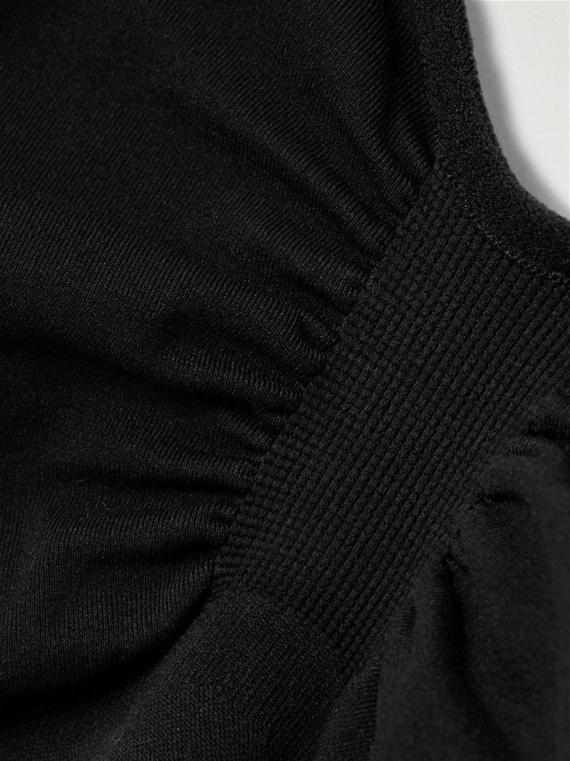 Skims Seamless Sculpt Long Sleeve Low Back Briefs Bodysuit in Black