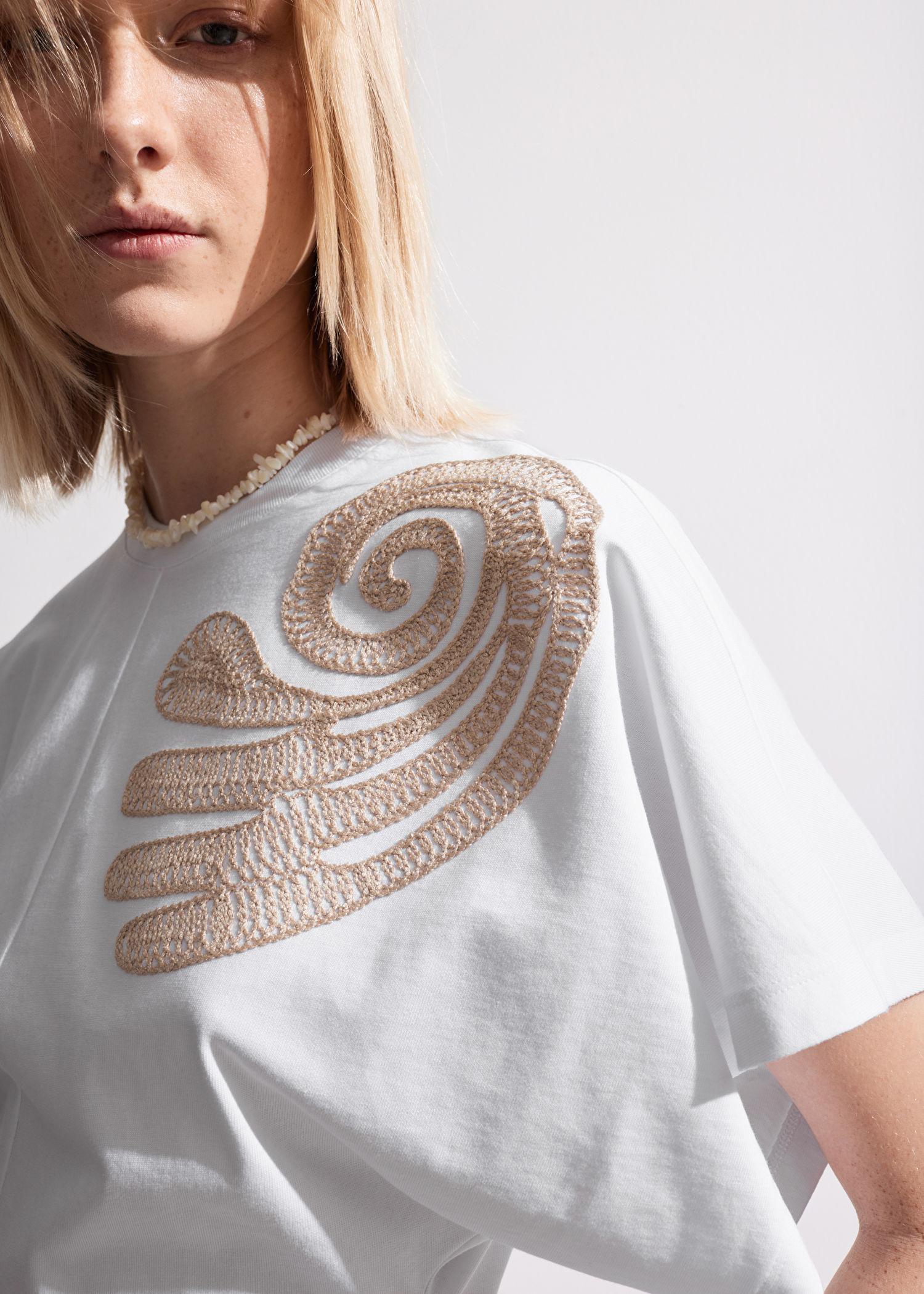 & OTHER STORIES Embroidered T-Shirt Mini Dress | endource & OTHER STORIES Embroidered T-Shirt Mini Dress | endource