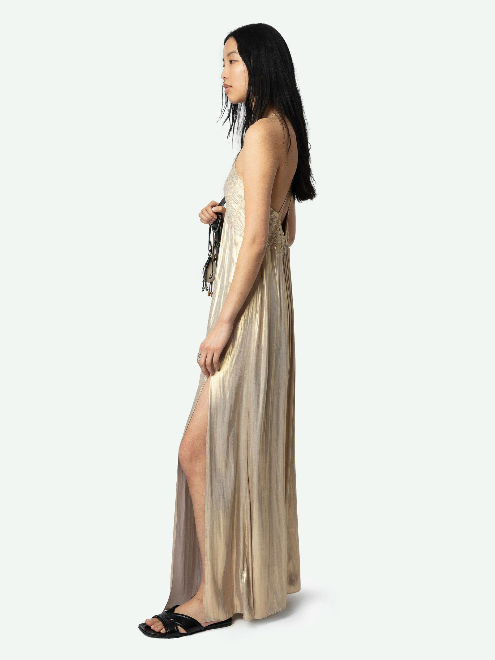 zadig & voltaire rayonne satin maxi dress Rayonne Satin Dress