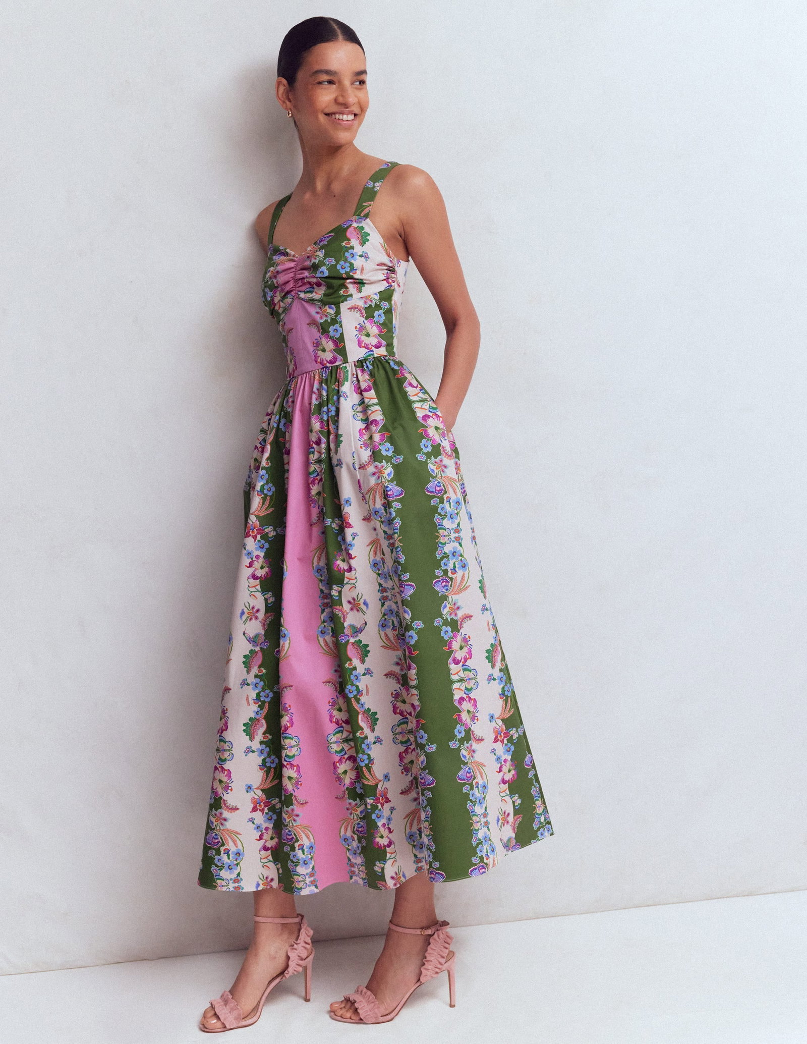BODEN Fit And Flare Midi Dress | endource