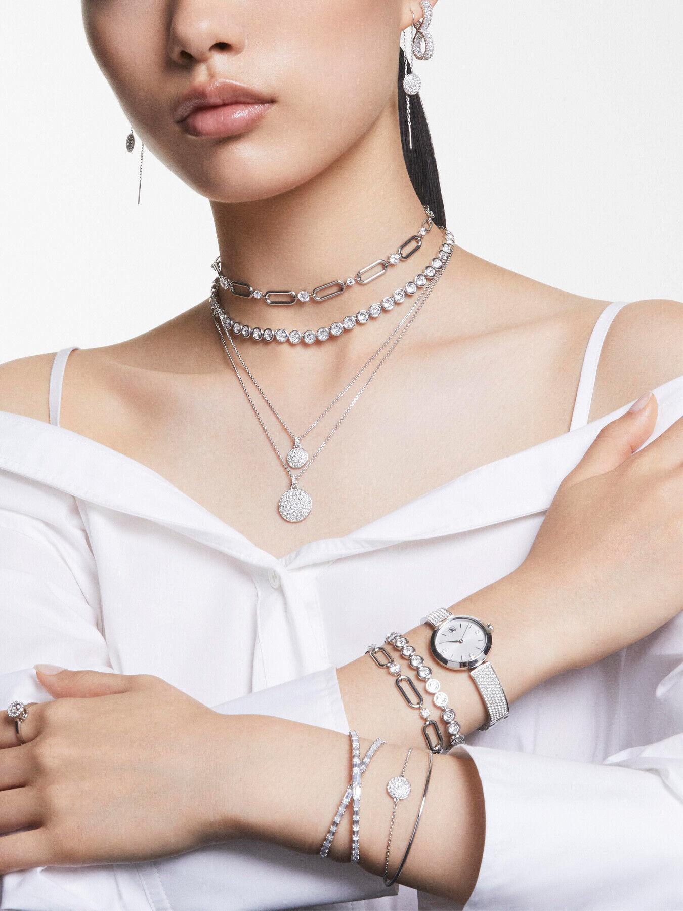 SWAROVSKI Imber Tennis Necklace | endource