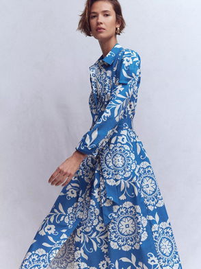 BODEN Alexa Linen Maxi Shirt Dress | endource