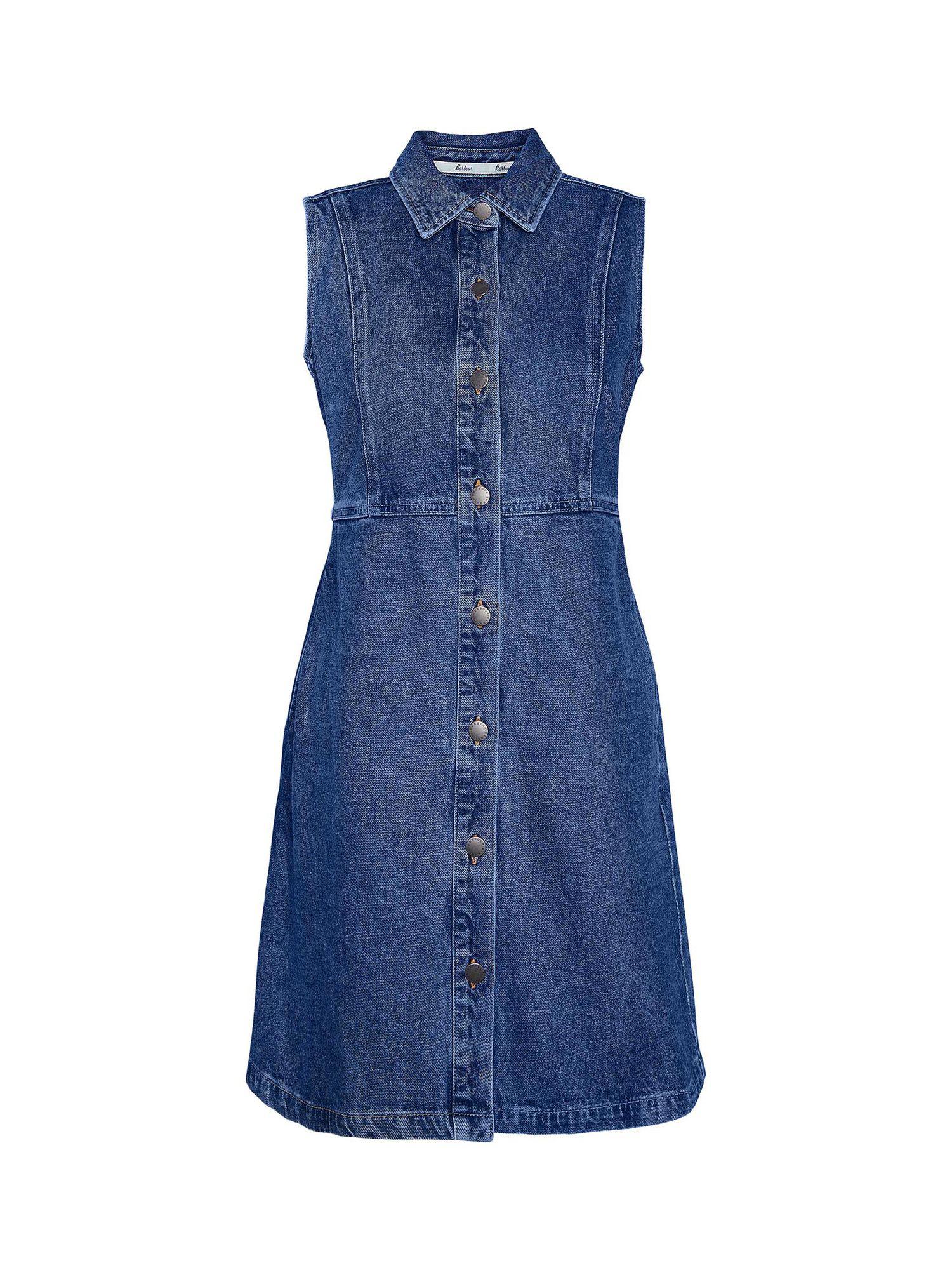 barbour denim dress Barbour Maia Denim Mini Dress