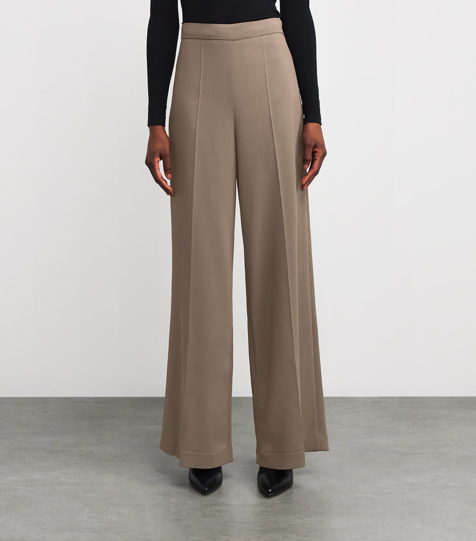 JOSEPH Comfort Cady Alane Wide-Leg Trousers | endource