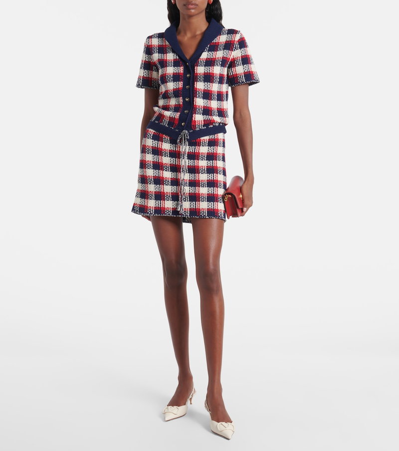 Valentino tweed mini skirt and jacket set