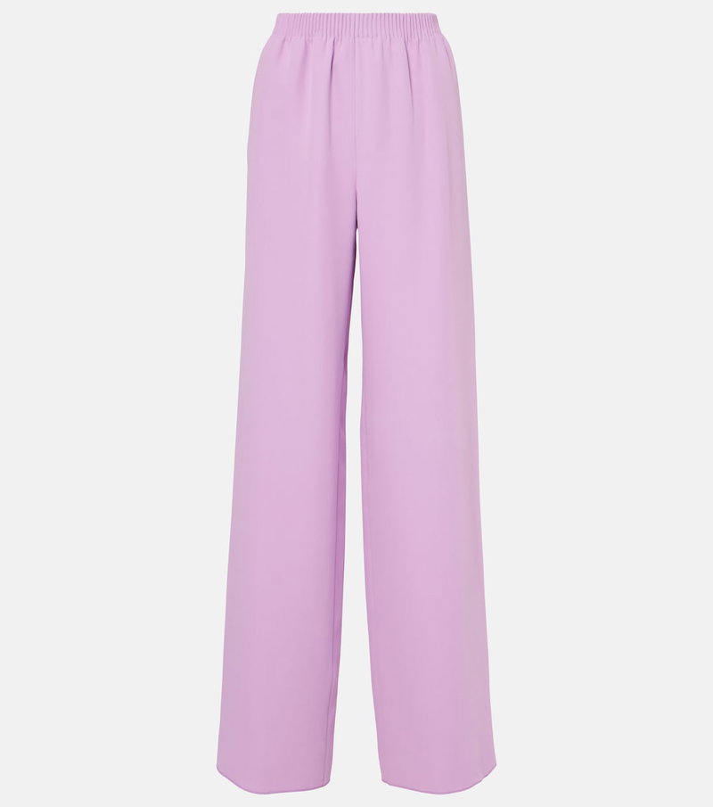Lavender wide-leg trousers, Valentino