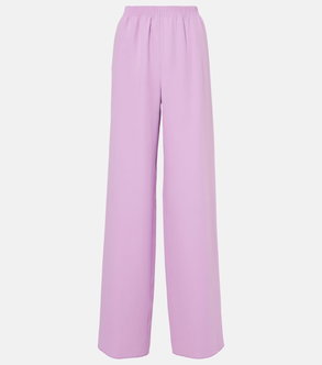 Lavender wide-leg trousers, Valentino