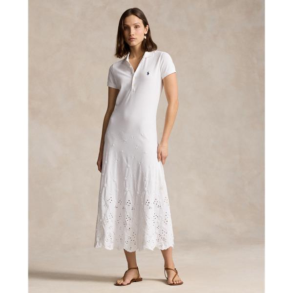 POLO RALPH LAUREN Eyelet Polo Dress | endource