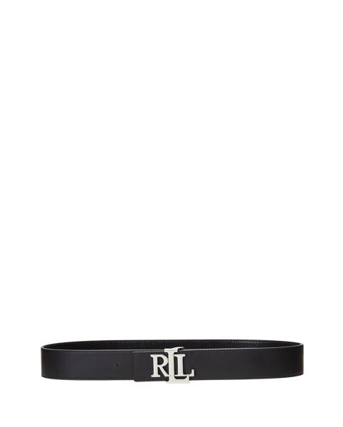 Ralph Lauren Lizard Black womens  Belt - Classic Buckle Sz 28 LAUREN RALPH LAUREN Womens Logo-Chain Lizard-Embossed Skinny  main image 4