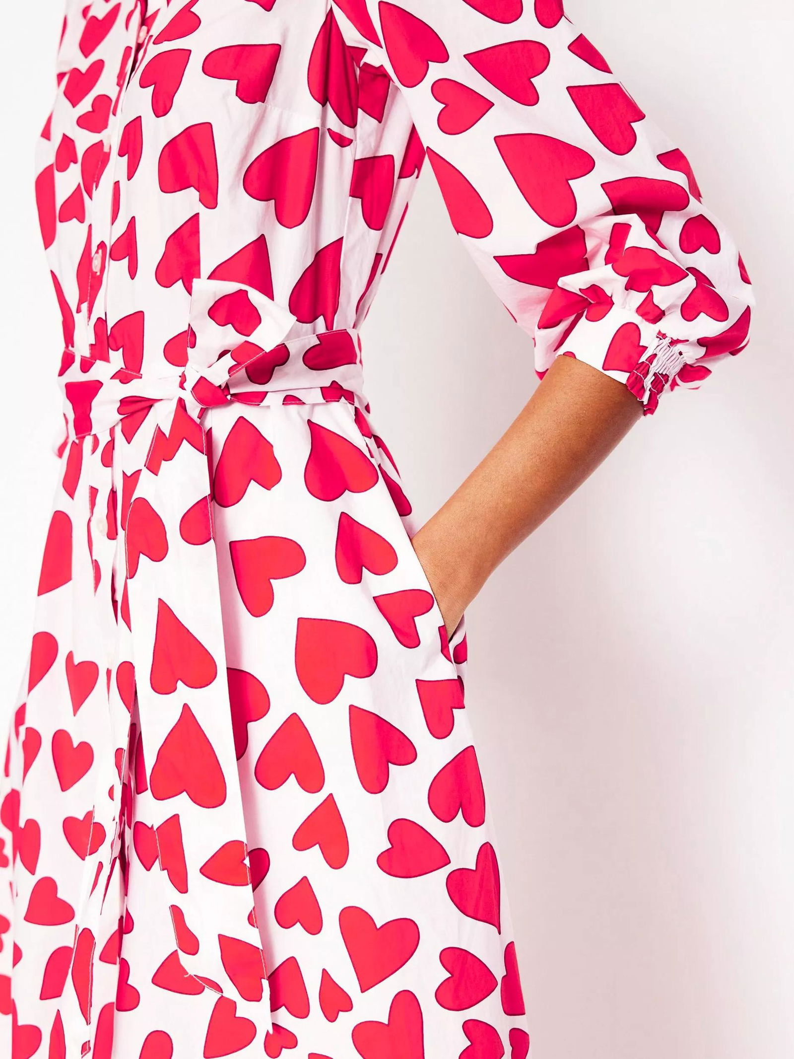 BODEN Clara Heart Shirt Dress | endource