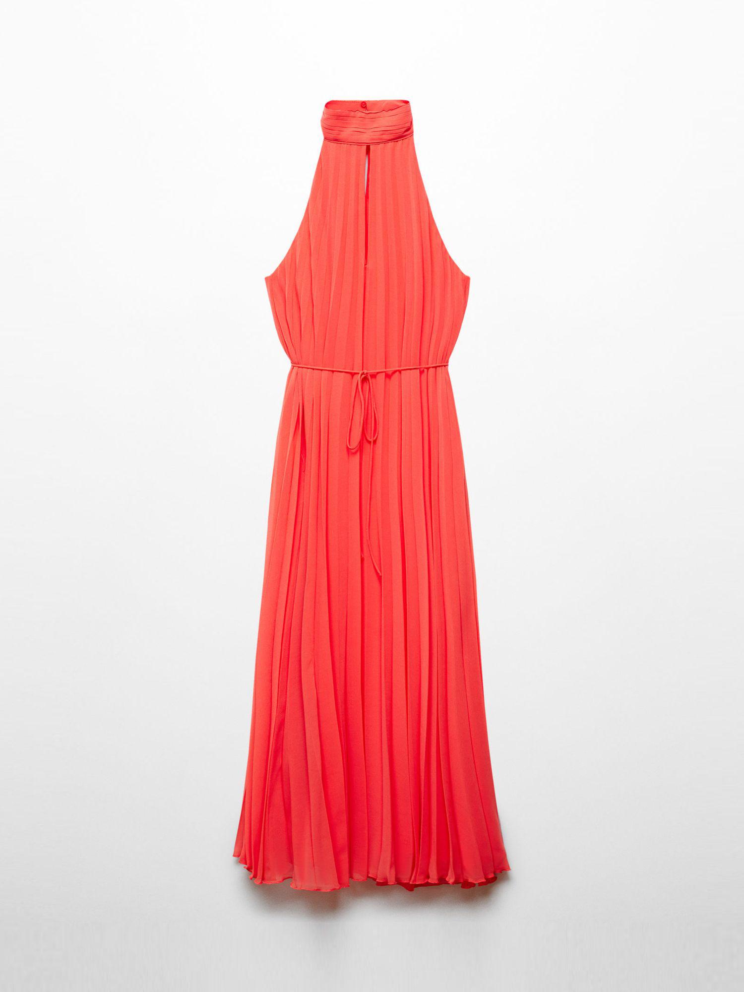 Cheap Tesco Tesco Orange Pleated Dress Summer Dresses Tesco Long