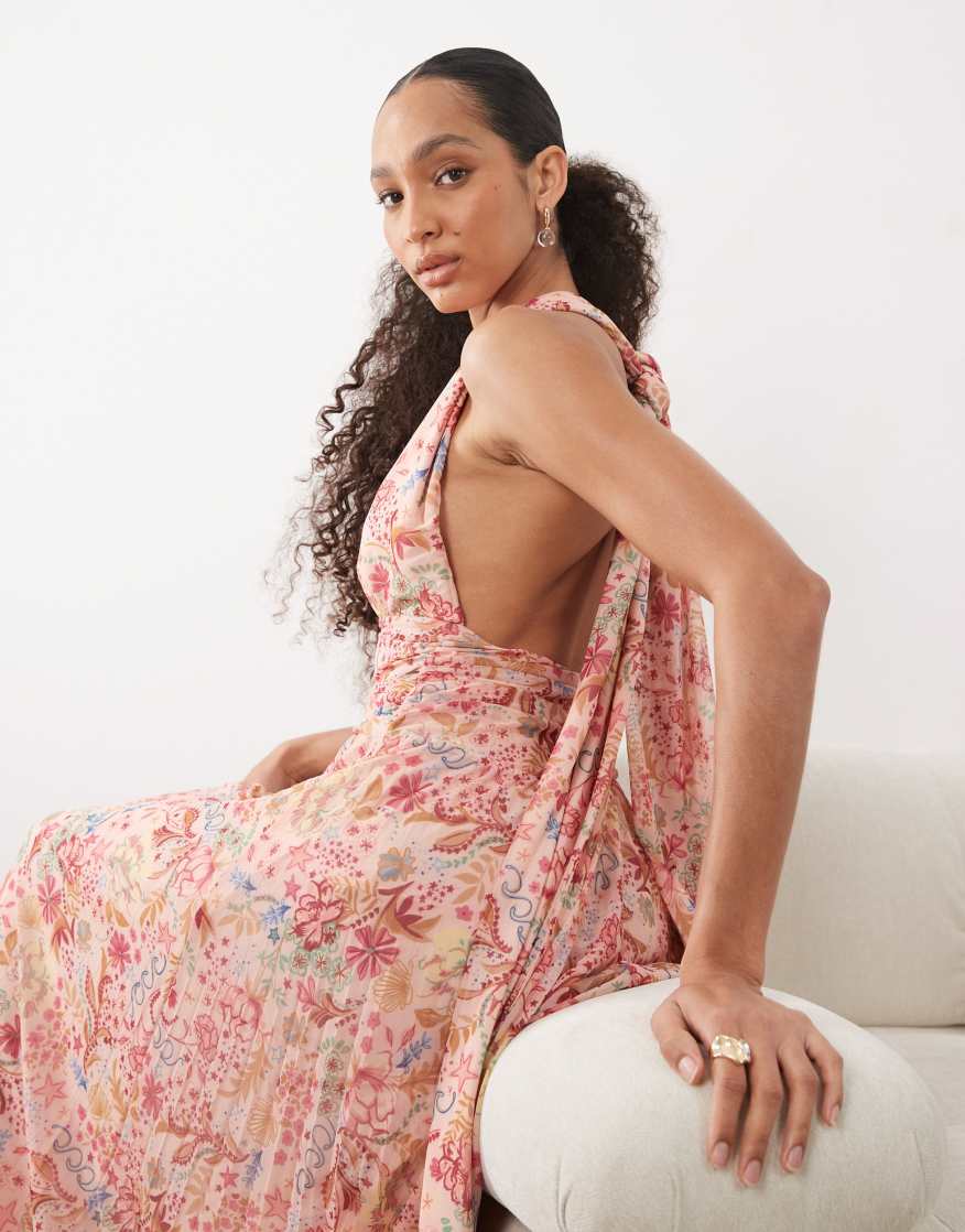abercrombie pink dress katiesbliss on LTK back details Abercrombie & Fitch cut out