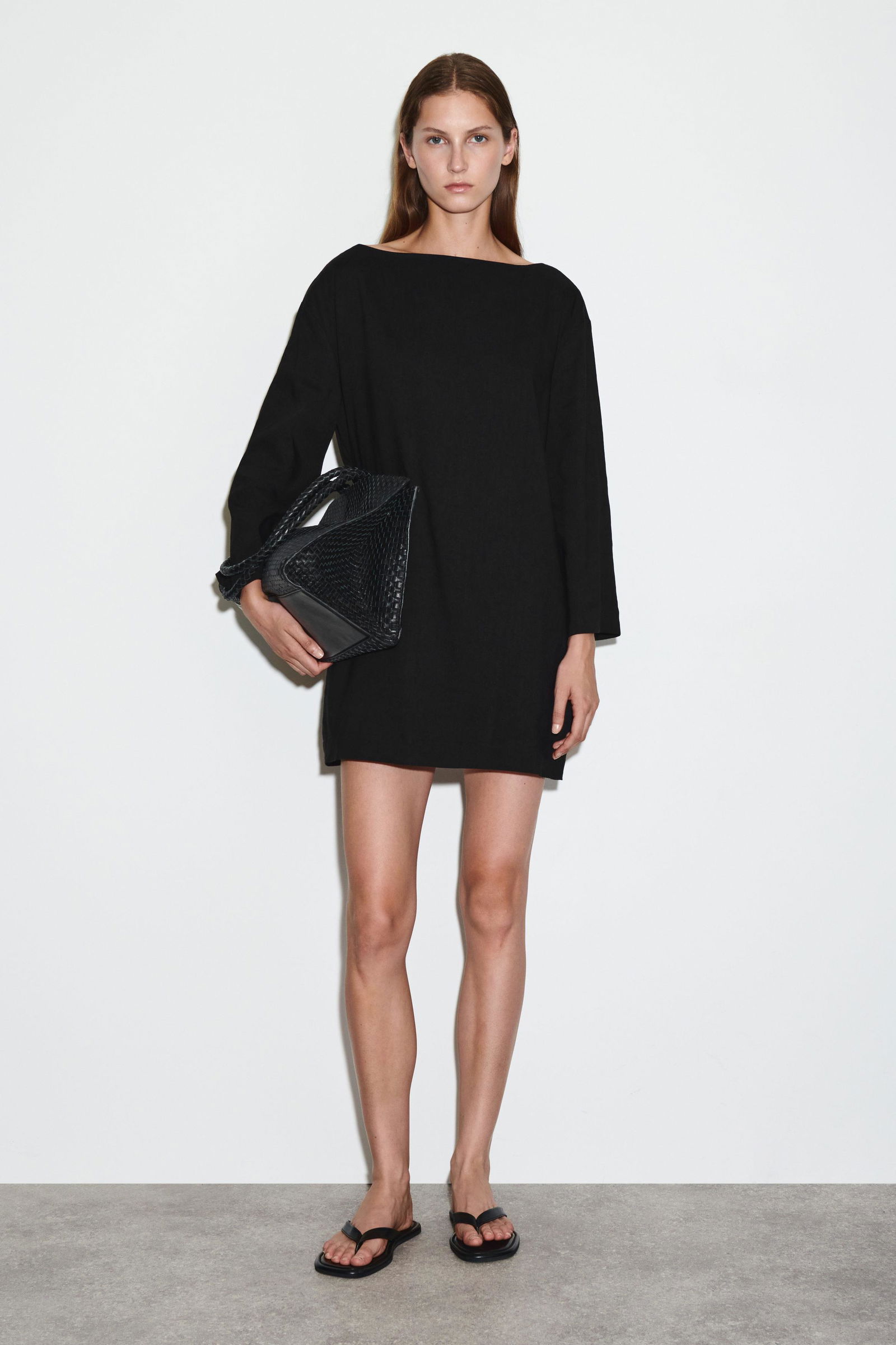 cos a line mini dress Linen A-Line Excluding trims / Machine ZT3158 Long Boho A-Line Backless US SIZE:12
