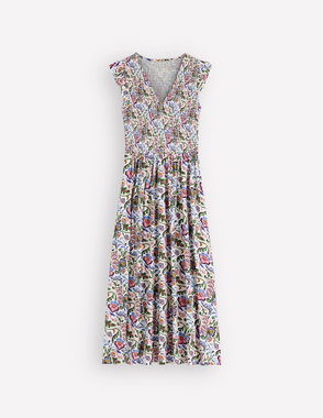 BODEN Bethany Smocked Jersey Dress | endource