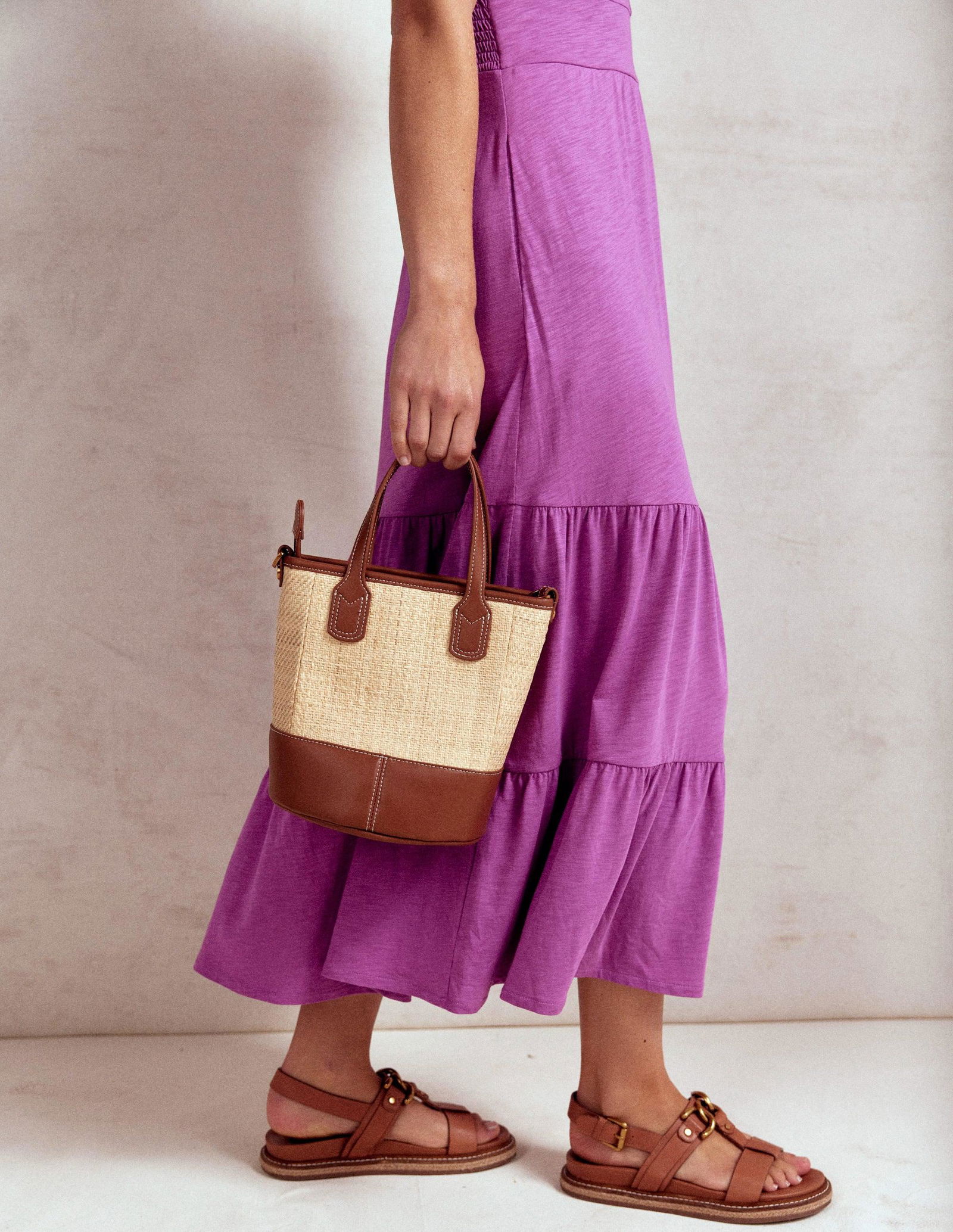 eloise tiered jersey dress BODEN Eloise Tiered Jersey Dress