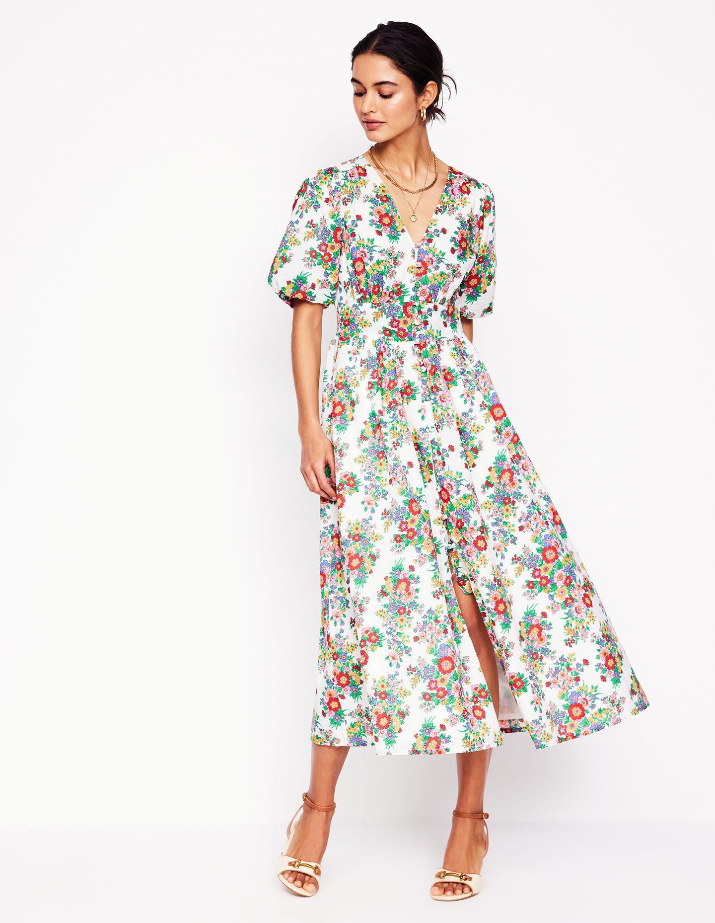 boden lillian cotton midi dress BODEN Lillian Cotton Midi Dress