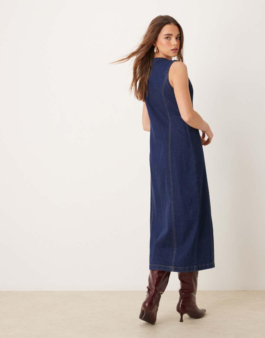 abercrombie denim midi dress The Denim Midi Dress Of My Dreams: 6 Ways to Wear It