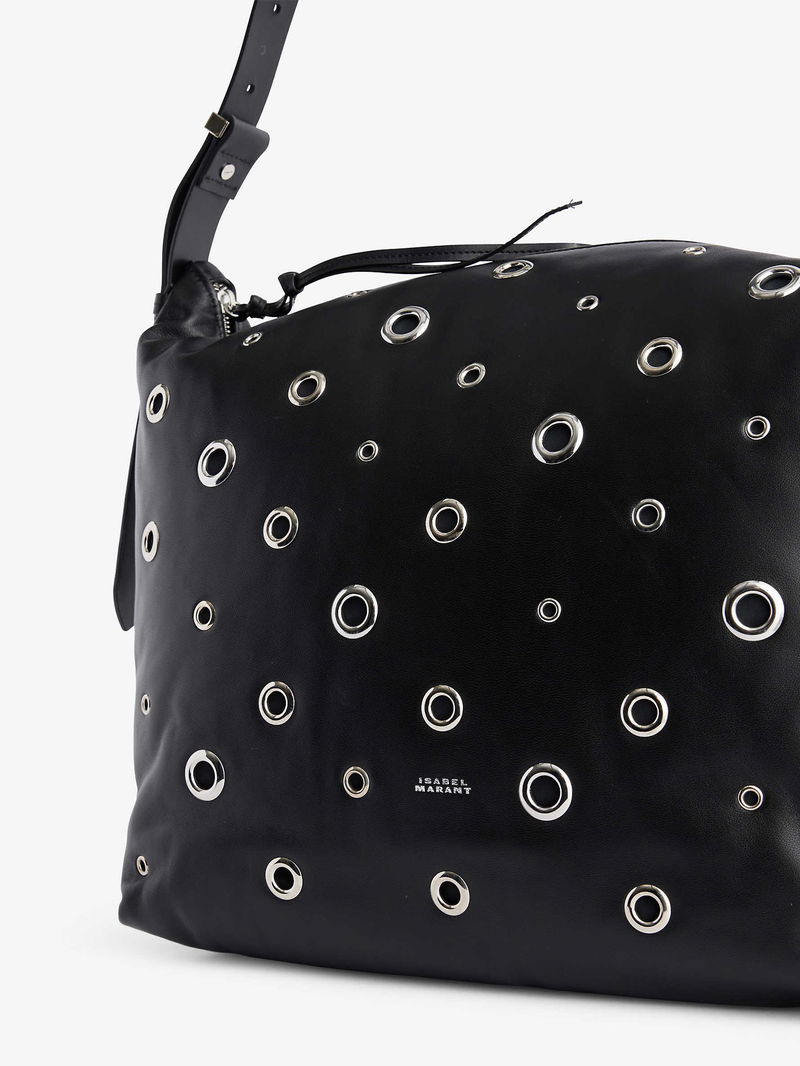 MARANT ÉTOILE Leyden Rivet-Embellished Leather Bag endource