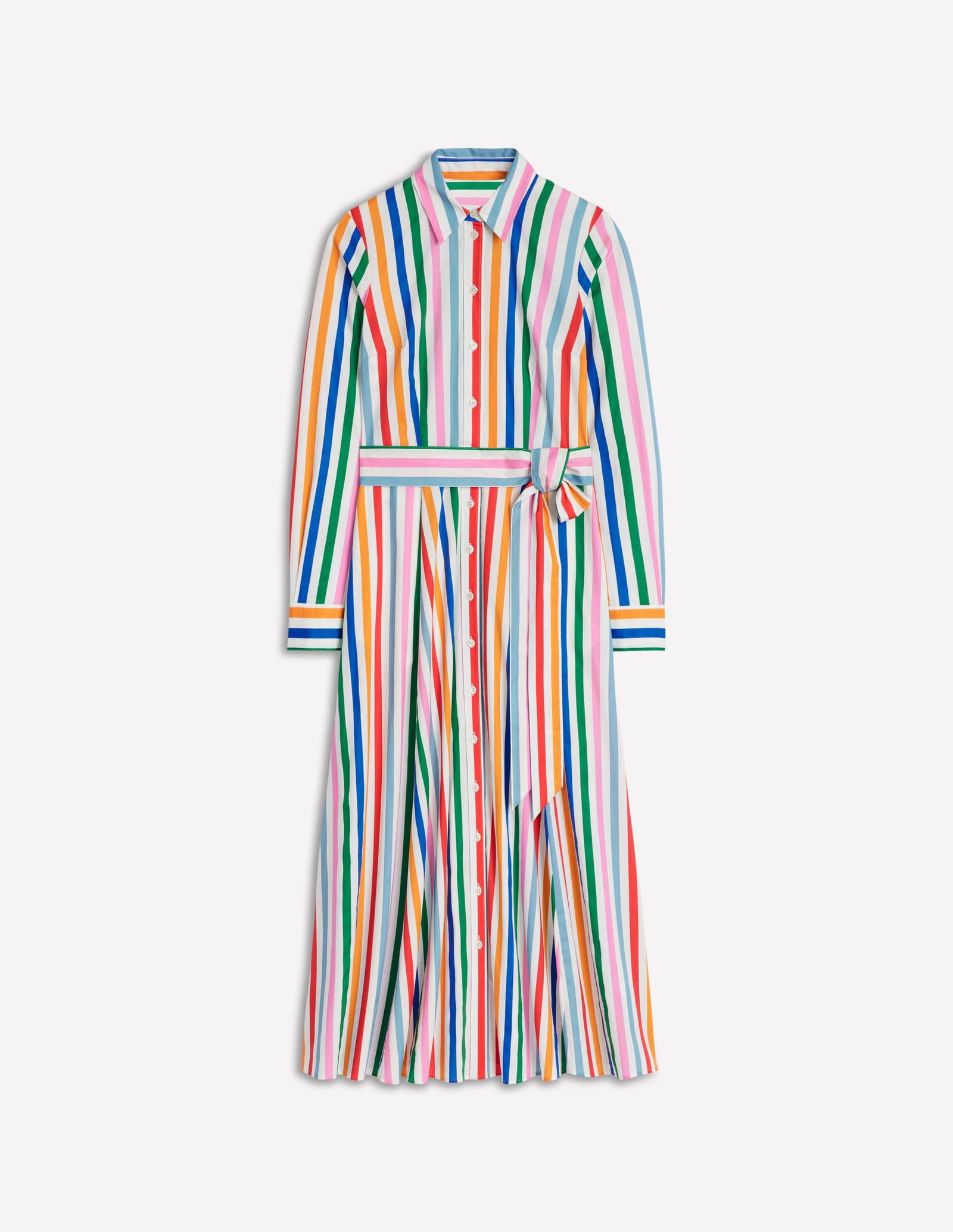 BODEN Amy Cotton Midi Shirt Dress | endource
