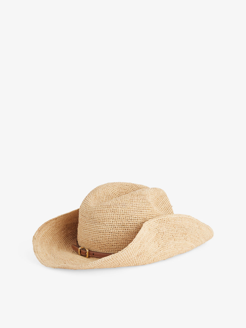 Miu Miu Natural Straw Hat with Black Trim MIU MIU Raffia Cowboy Hat: Pre-Order Now! | TikTok main image 4