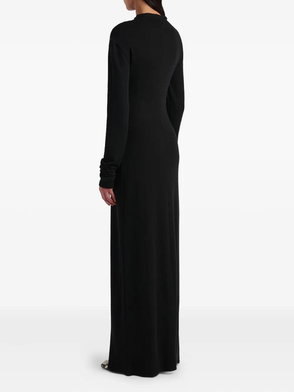 long sleeve navy blue long dress Navy Blue Long Sleeve Elastic Sequins Mermaid Maxi Dress
