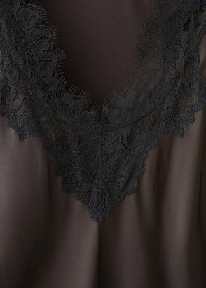 MANGO Embroidered Lace Dress | endource
