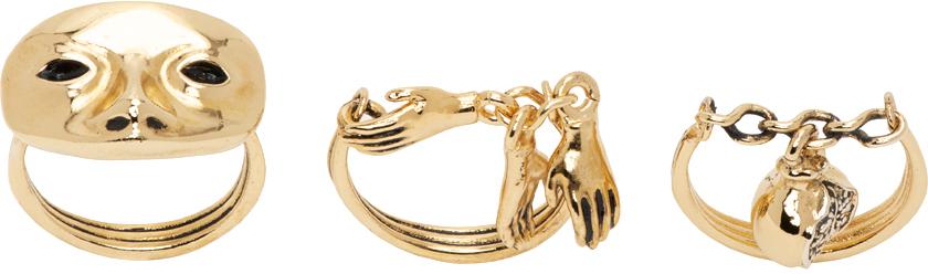 LEMAIRE Estampe Trio Ring Set | endource