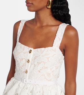 lace embroidered wedding dress V Neck Lace Floral Embroidery Long Prom Dresses ARD2252 main image 1