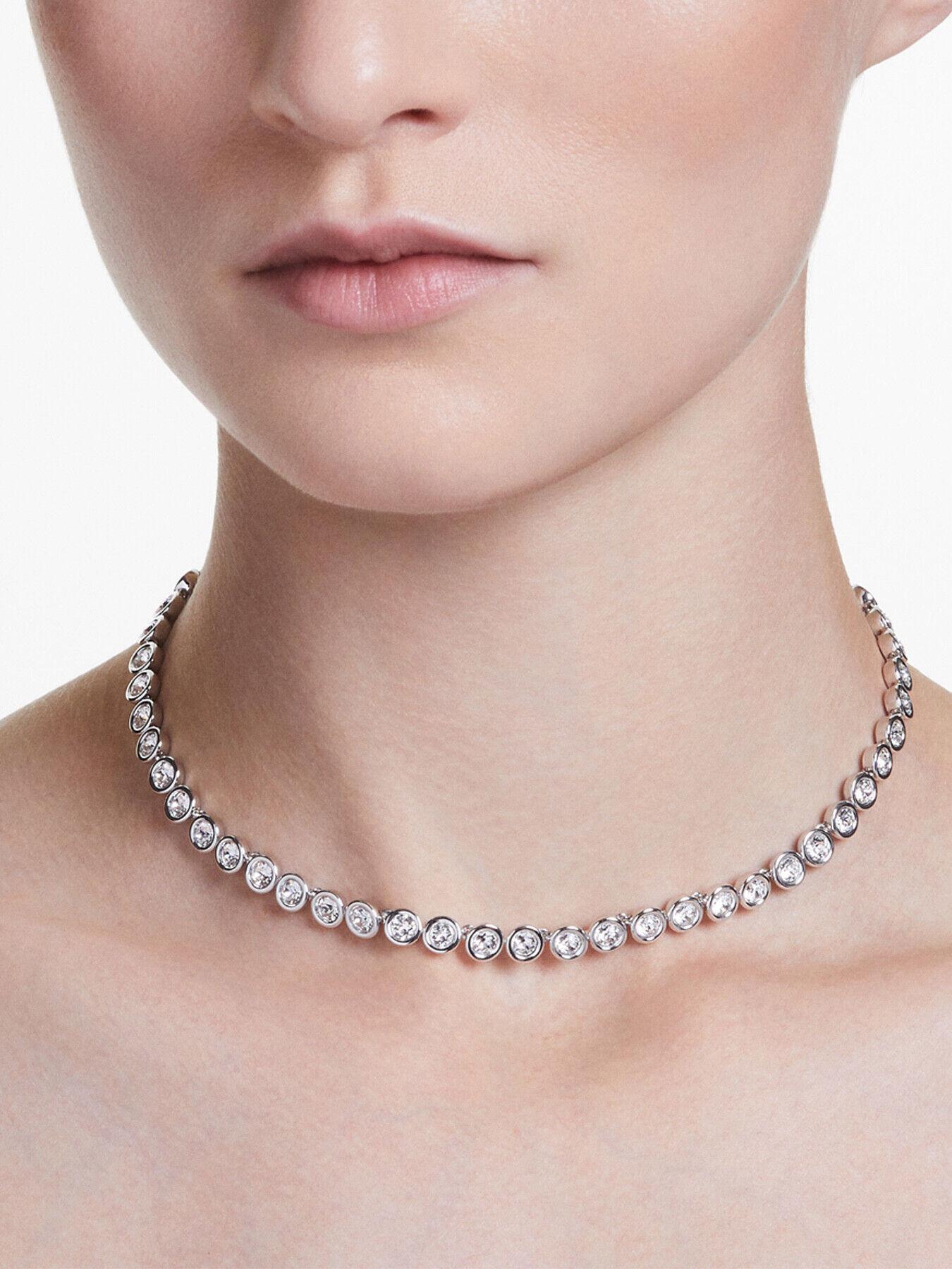 SWAROVSKI Imber Tennis Necklace | endource