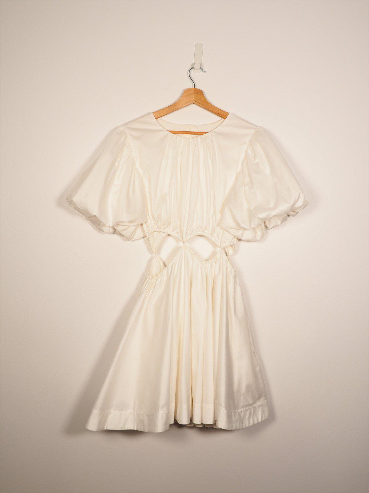 AJE. Henriette Cutout Cotton-Twill Mini Dress | endource