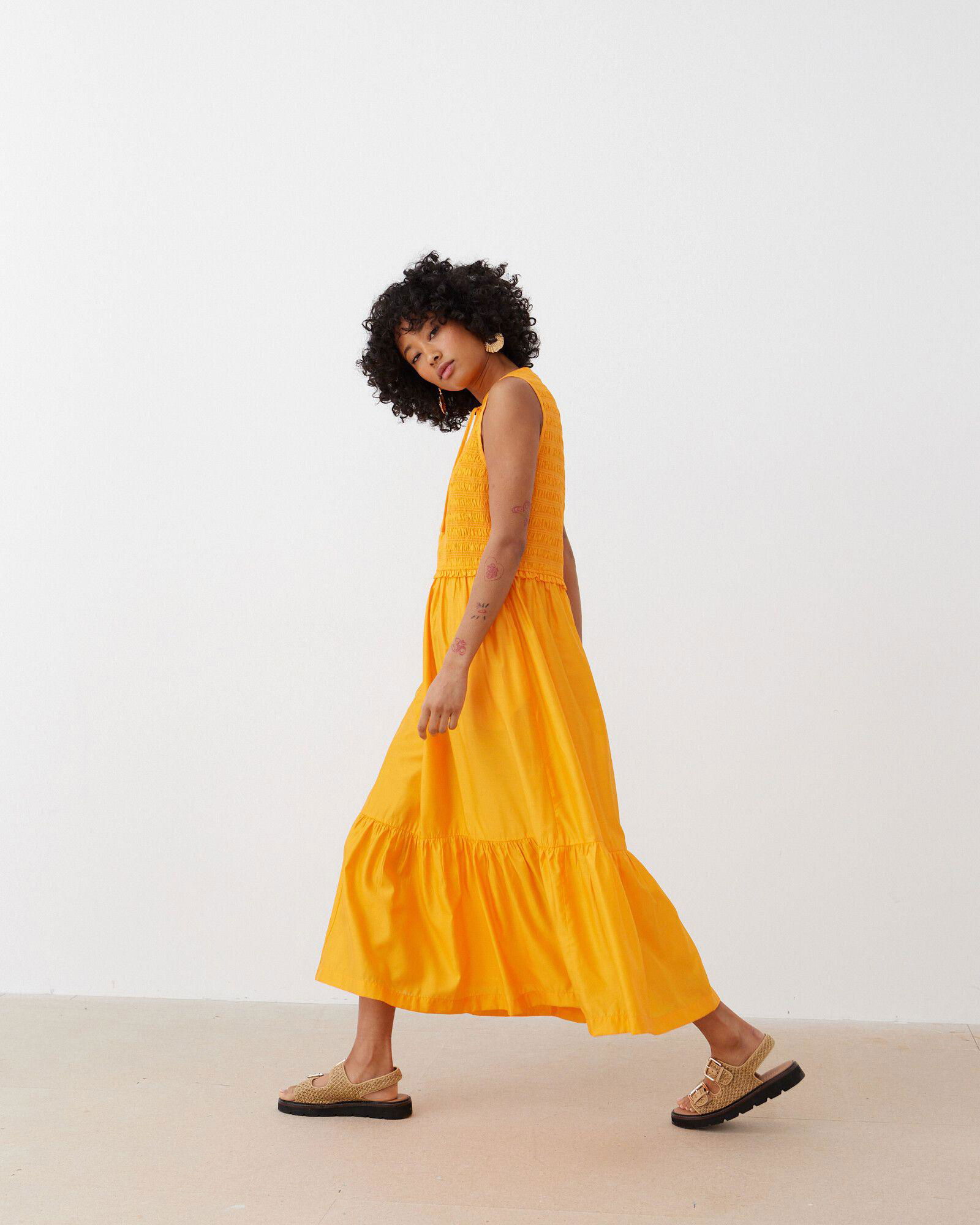 oliver bonas orange dress Shirt Dress Bonas Clothing Oliver Bonas Shirt Dress Orange (Pre-owned)