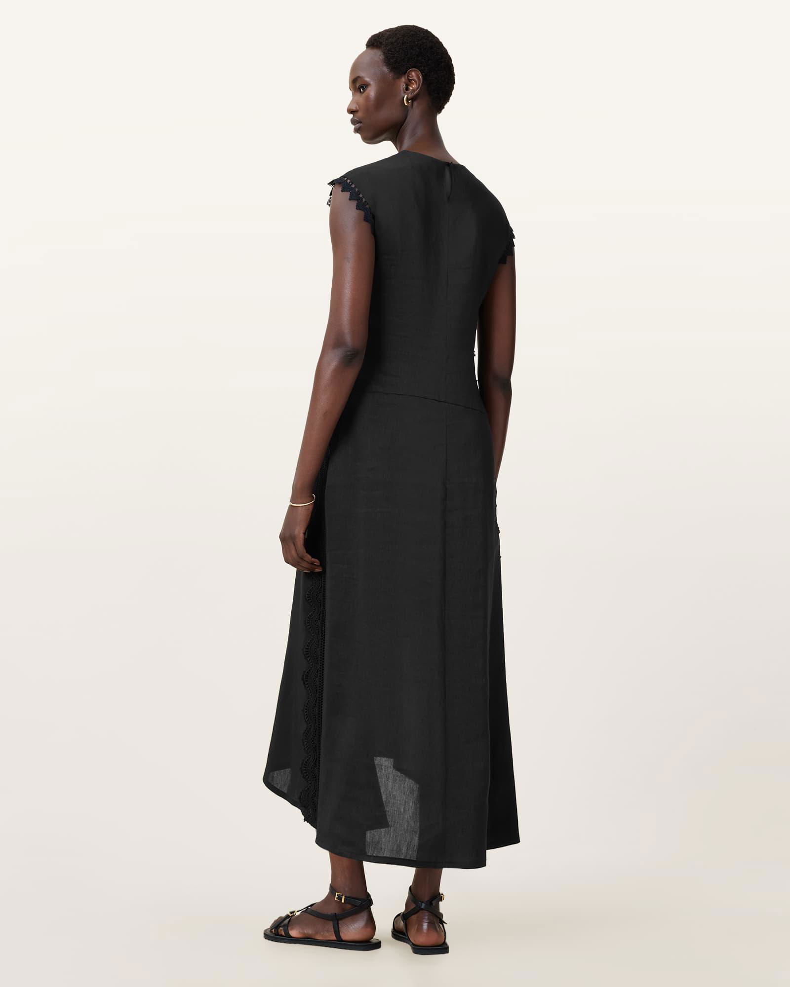 chinese dress ladies Lyra Tie Back Midi Dress – KIVARI main image 0