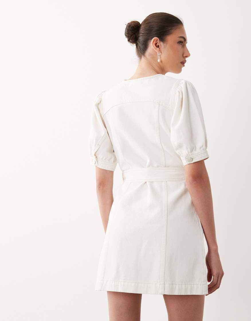 hallie short sleeve dress HALLIE SHORT SLEEVE DRESS, MULTI VIA AMORE SPRITZER