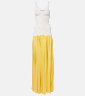 CHRISTOPHER ESBER Vivenda Cutout Draped Jersey Maxi Dress | endource