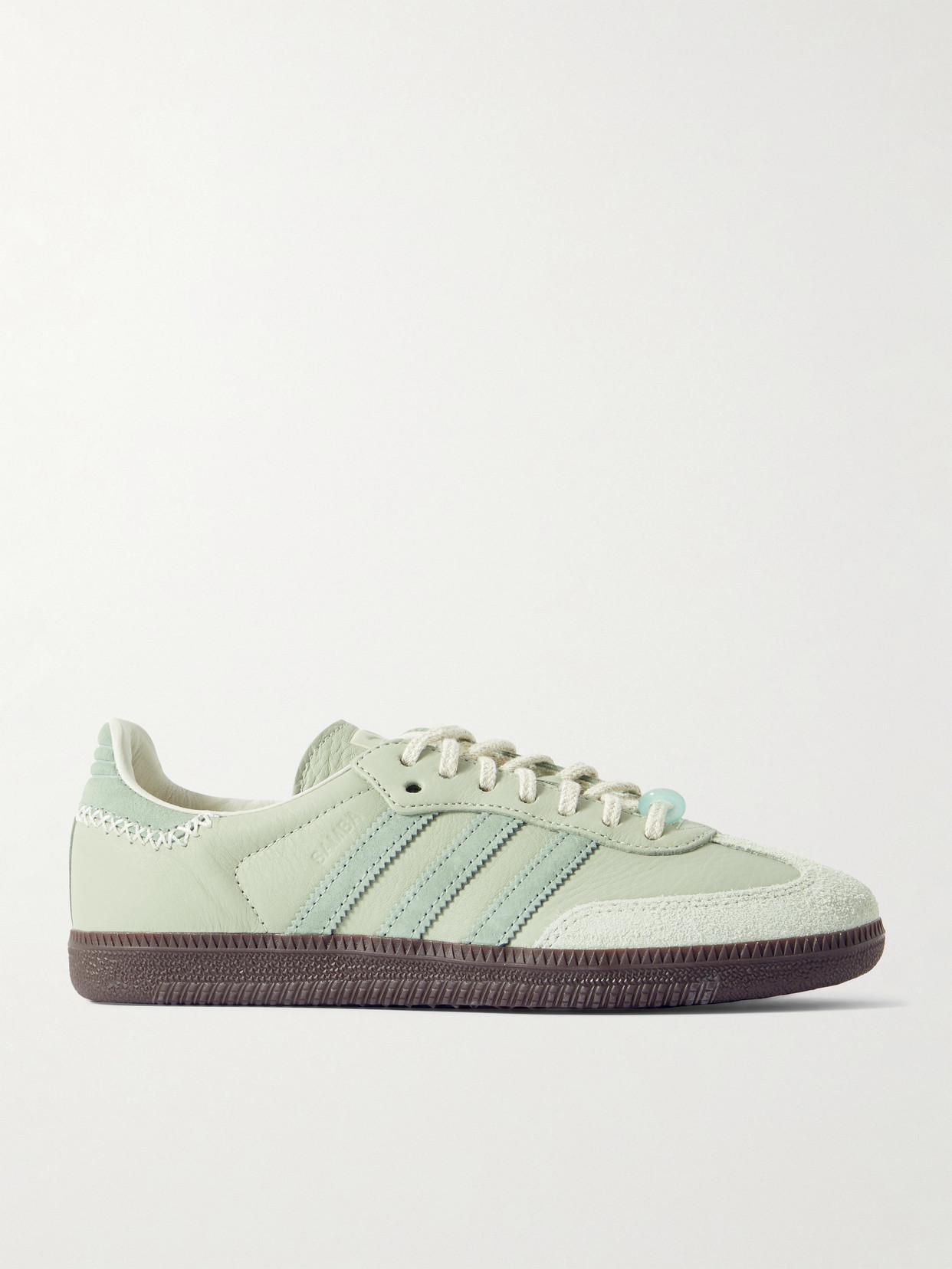 adidas gazelle silver green womens Adidas Men's Samba Inter Miami CF Indoor Soccer Shoes main image 0