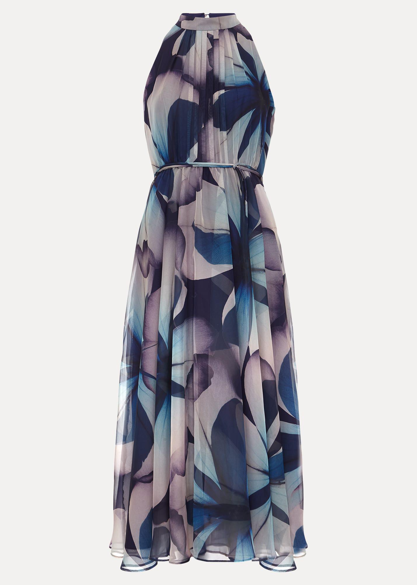 bethany strapless floral midi dress in purple Bethany Strapless Floral Midi Dress in Purple
