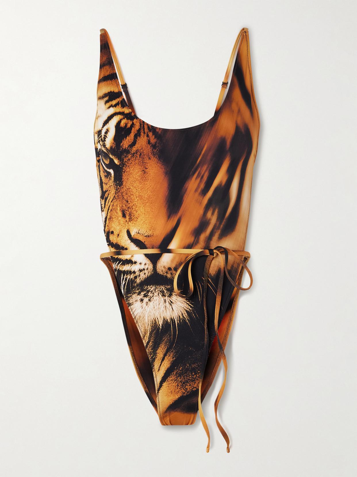 Acquista SKIMS Pareo tigre Roberto Cavalli x Skims su