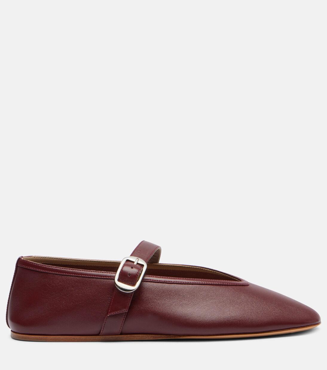 LE MONDE BERYL Stella Leather Ballet Flats | endource